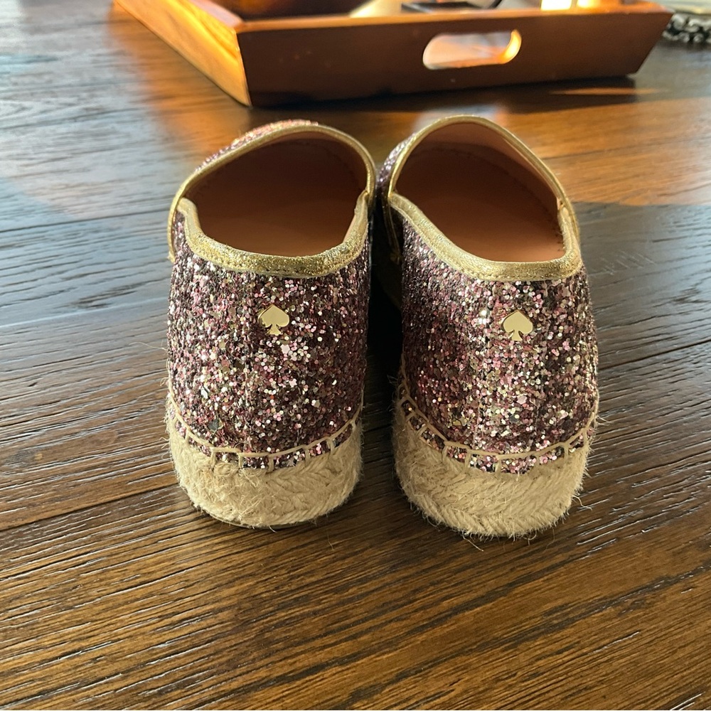 Price Drop 🎉Kate Spade Glitter Espadrille’s - Picture 4 of 9